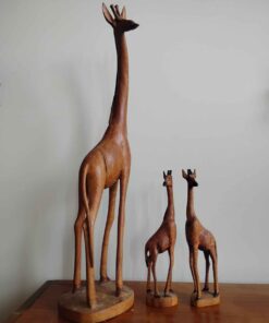 Set of 3 giraffes....one has missing ear