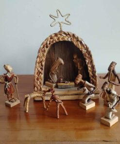 Hand made Nativity scene