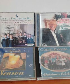 The sound of the season , Roger Whittaker, gospel express and the little drummer boy CDs