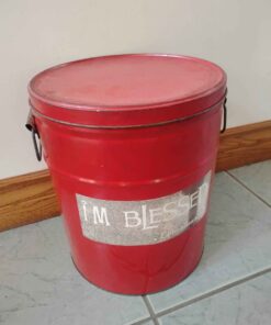 I'm blessed metal tin with lid