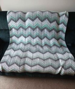 Crocheted afghan