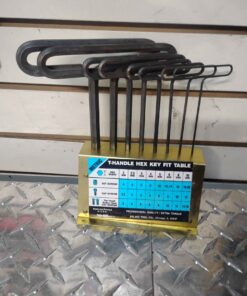 T handle hex key set with holder