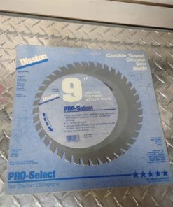 9" pro select carbide bit saw blade
