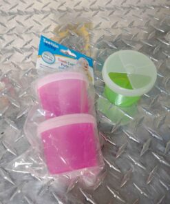 3 snack cups