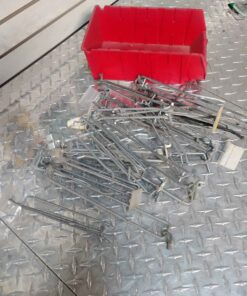 Parts bin full of hooks
