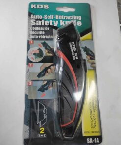 Auto self retracting safety knife