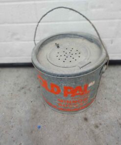 Vintage old pal minnow bucket