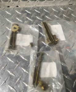 Brass toilet hold down bolts and nuts