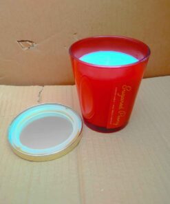 Beautiful sugared peony candle