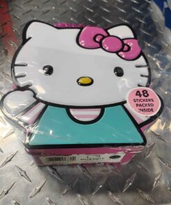 Hello kitty sticker and tin set