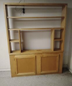 Solid maple entertainment unit