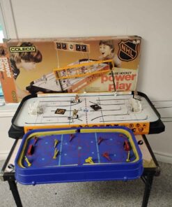 Qty 2 vintage hockey games ... missing pieces