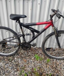 26" dual suspension mountain bike...non tested selling as is