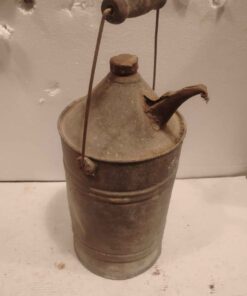 Antique oil can