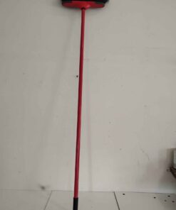 Red handle broom.... excellent for Cleaning the garage