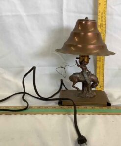 Copper Cowboy Lamp