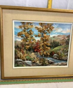 Art By Mary Lampman "Walk In The Hills" measures 29" x 24"