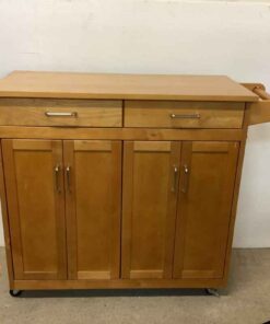 Portable Kitchen Island/ drop leaf 44" x 19" x 36"