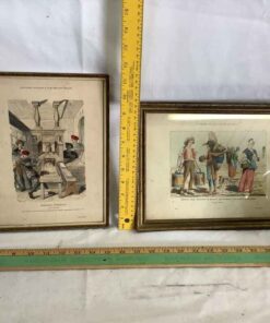 Framed Artwork - Costumes de-Paris a Travers Les Siecles