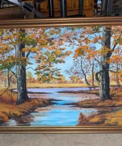 Original Picard Landscape signed painting - framed