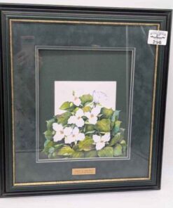 "Trilliums" by Madu Masco Framed print #76/450