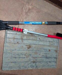 Rubbermaid boot tray and snowbrushes