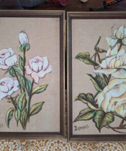 Botanical original paintings signed by artist