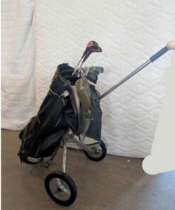 Campbell Golf clubs and golf bag