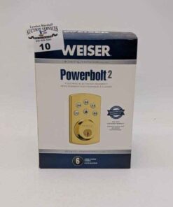 Weiser Power bolt 2; touchpad electronic deadbolt
