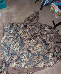Camouflage rain poncho & pants