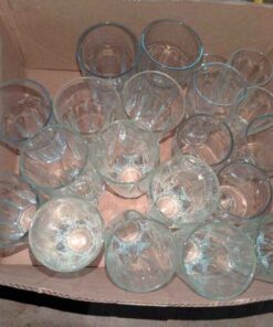 Assorted drinking glasses