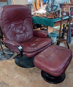 Swivel rocker with matching ottoman
