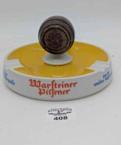 Warsteiner Pilsener porcelain ashtray