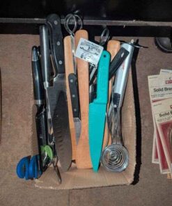 Kitchen knives, Salad servers, etc