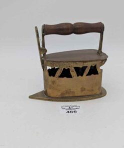 Antique brass charcoal sad iron