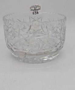 Heavy crystal bowl