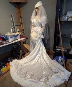 Wedding dress and accessories