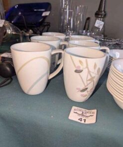 Six Correlle mugs