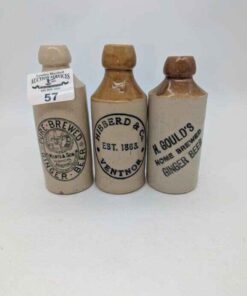 Ventnor & others Ginger beer, etc stone ware bottles