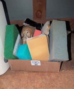 Sponges, chamois, weather strip foam
