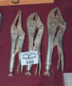 Trio of vise grips