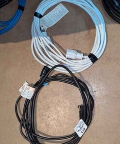 Black and White Electrical Extension cords