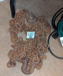 Pair of Tow chains - approx 7 & 8ft lengths