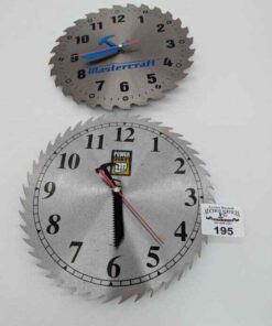 Powerfist & Mastercraft saw blade clocks