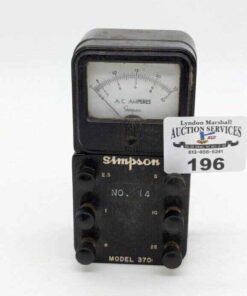 Simpson Model 370 AC Ammeter