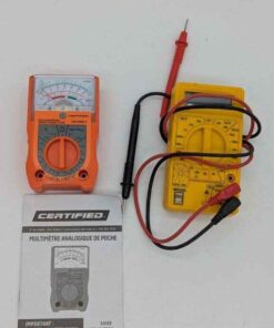 Certified pocket analog & Powerfist multimeters
