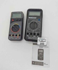 Radio Shack & Mastercraft multimeters