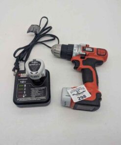 Black and Decker Cordless drill with battery and charger