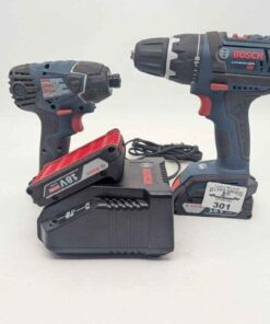 Bosch drill package; includes 18v battery & charger