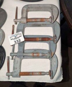 3" & 4" C Clamps (4)